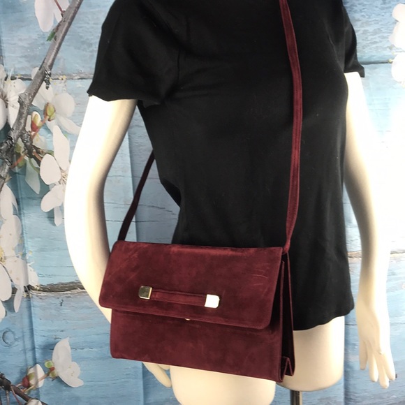 Cabrelli Suede Crossbody Bag NWT - Picture 6 of 6